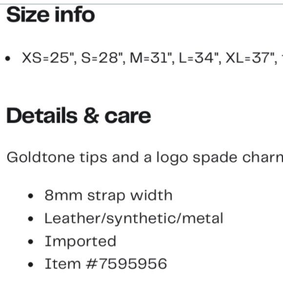 Kate Spade Shoestring Bow Belt - Blazer Blue - NWT - Picture 2 of 14